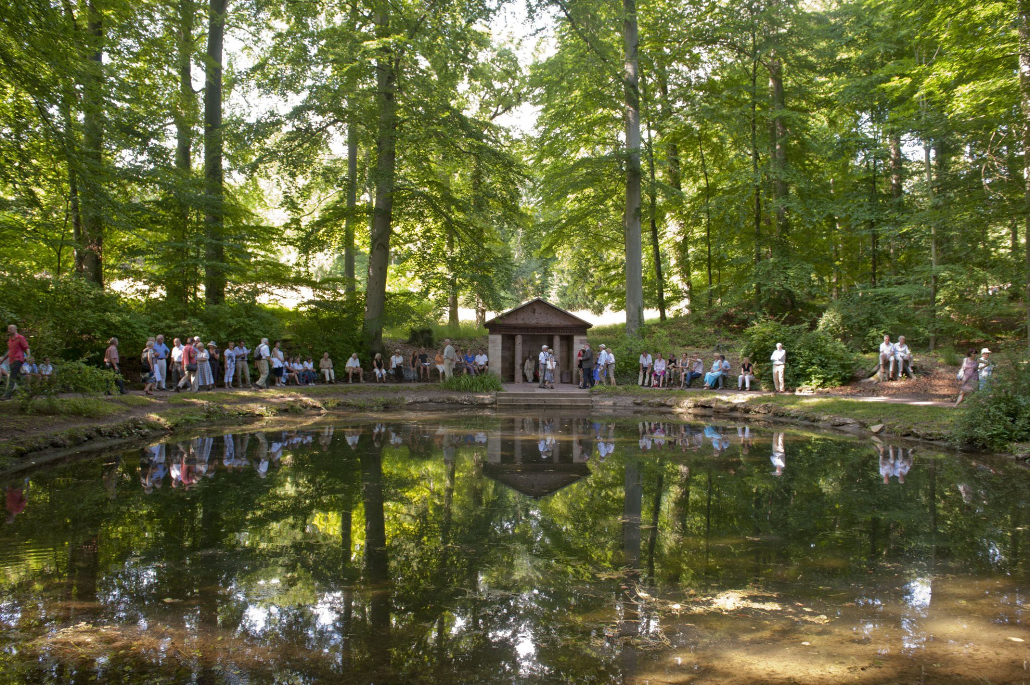 Besuch beim Eremiten auf dem Jubiläums-Theaterfest 2014