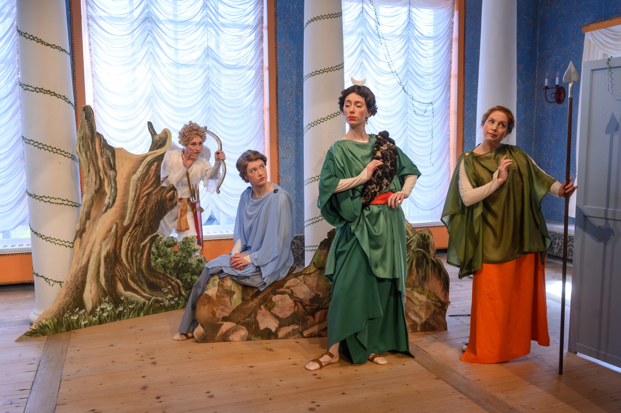 Der gefangene Amor, Danila Linzke, Friede Jolande Barck, Anne Martha Schuitemaker, Gerrit Berenike Heiter (Foto: Maik Schuck)