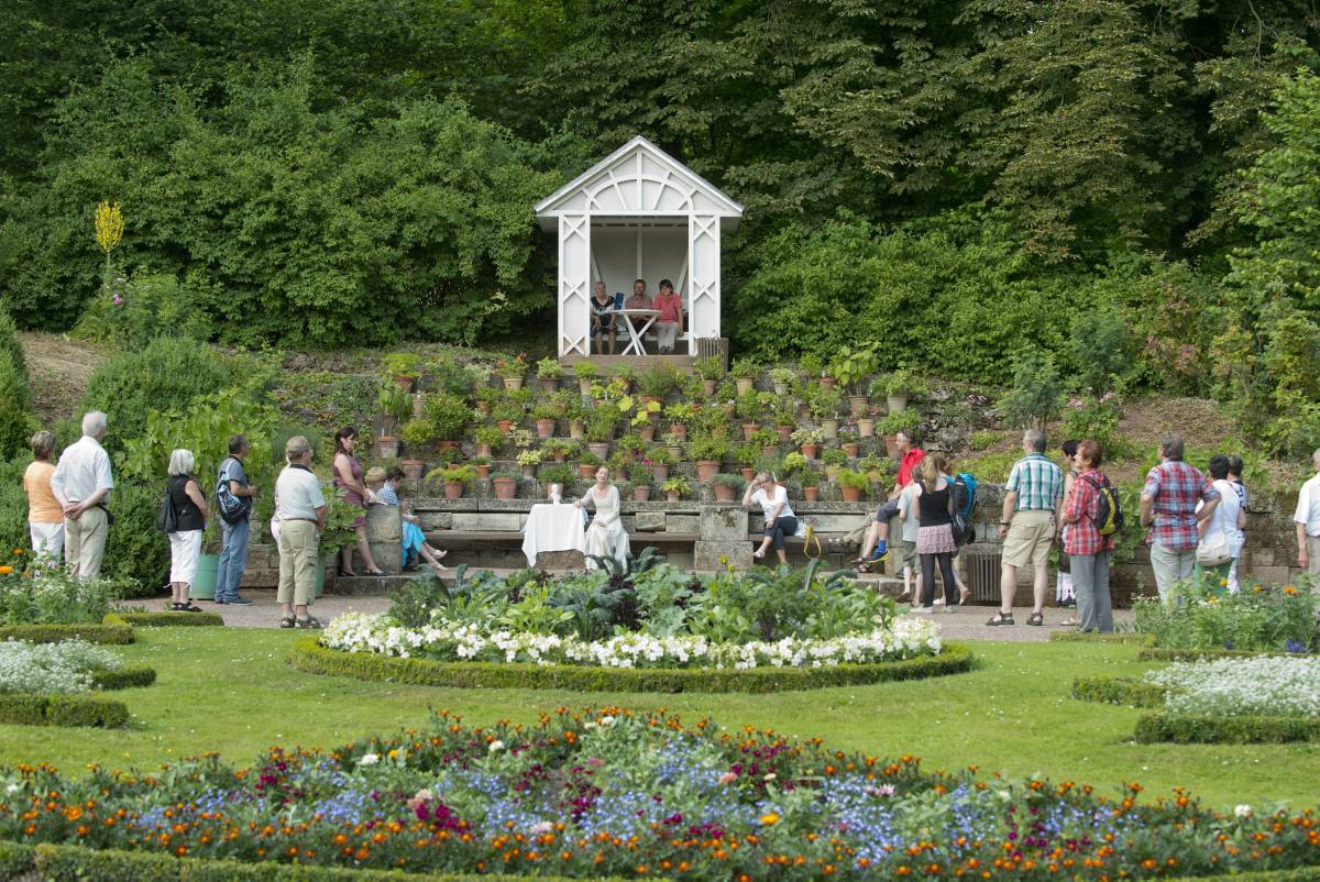 Kochberg Blumentheater beim Theaterfest